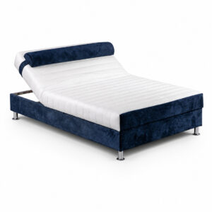 מיטת נוער אורובן כחולה עם גב מתכוונן – Cozy Cloud OROVAN