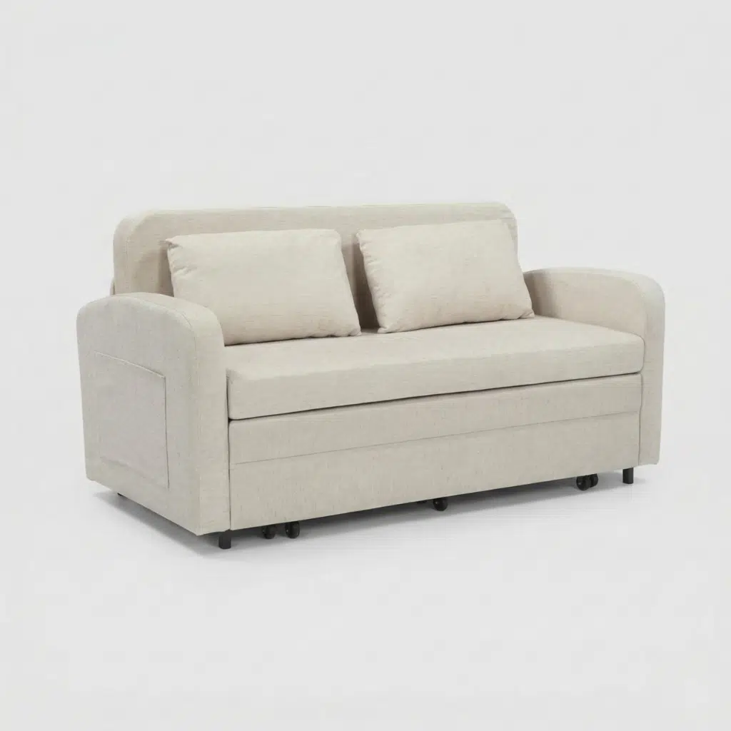 ספה נפתחת למיטה זוגית EASE בצבע בז 140x190 Cozy Cloud